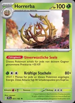 Horrerba card in German