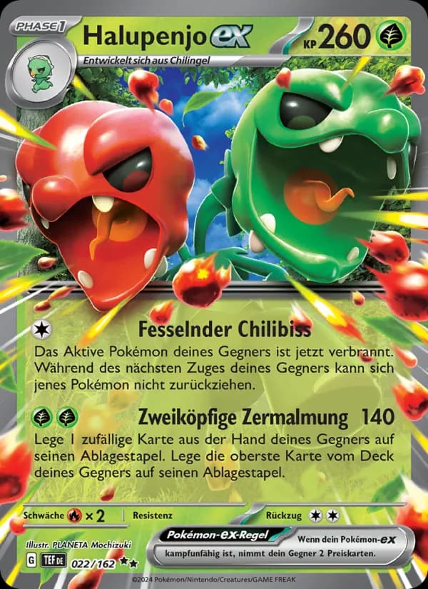 Halupenjo-ex card in German