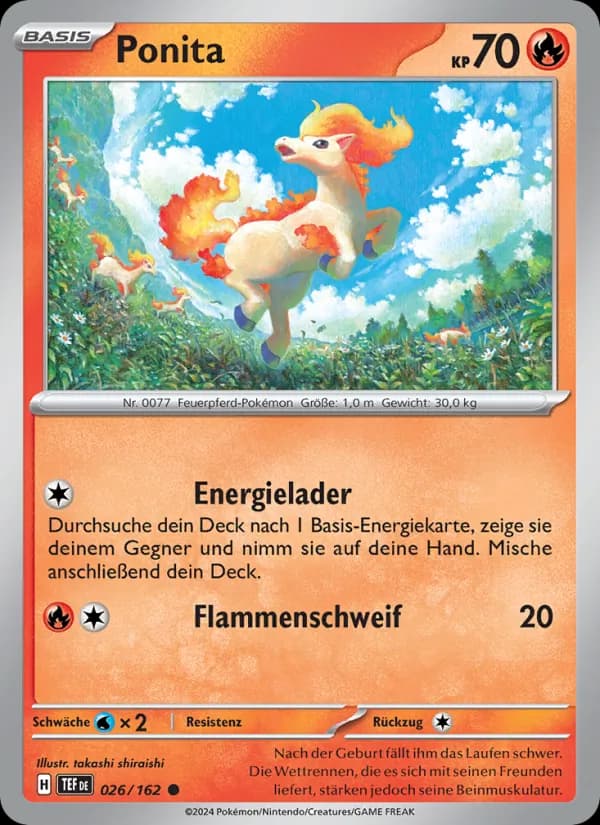 Ponita card in German