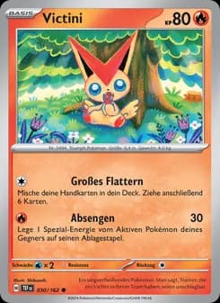 Victini card in German