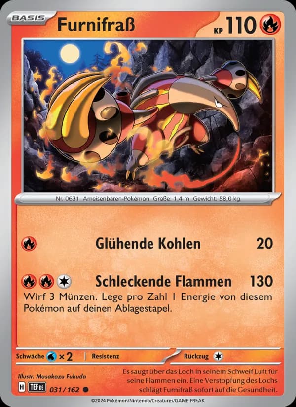 Furnifraß card in German