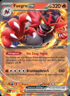 Fuegro-ex card in German