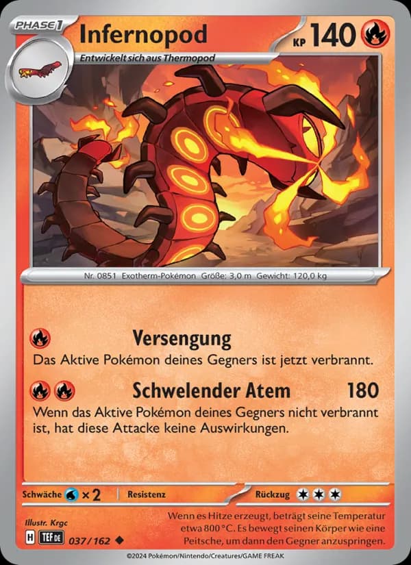 Infernopod card in German