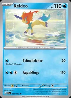 Keldeo card in German