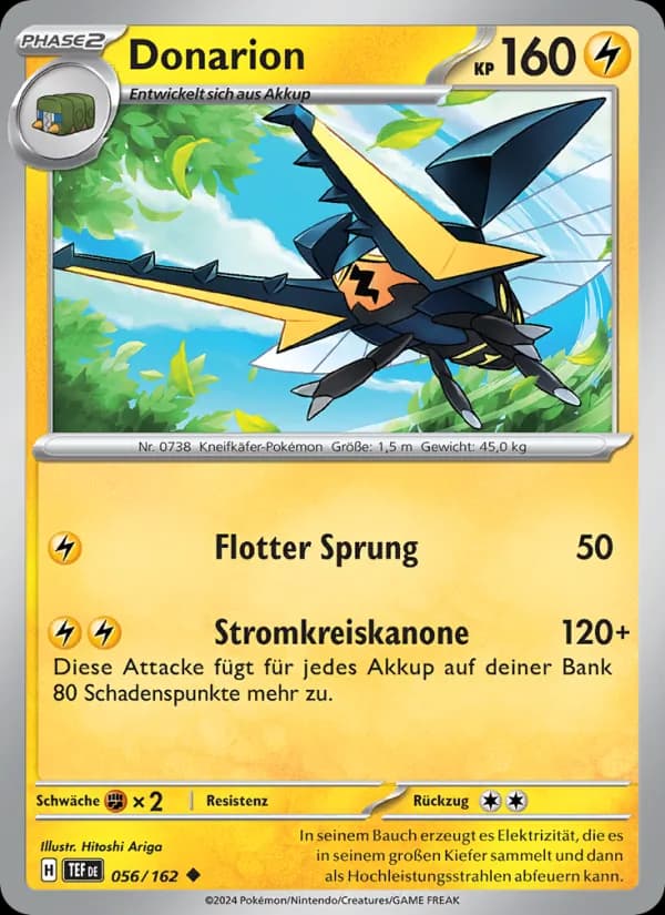 Donarion card in German