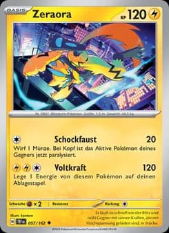 Zeraora card in German