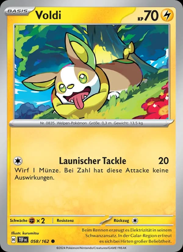 Voldi card in German