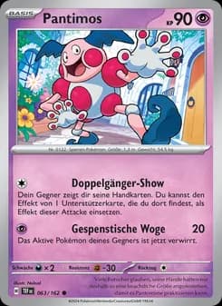 Pantimos card in German