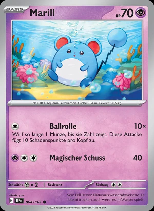 Marill card in German