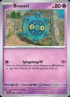 Bronzel card in German