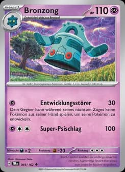 Bronzong card in German