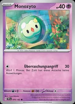 Monozyto card in German