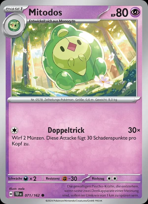 Mitodos card in German