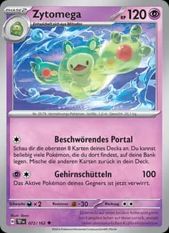 Zytomega card in German