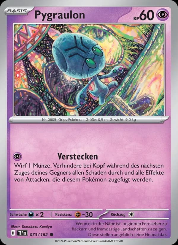 Pygraulon card in German