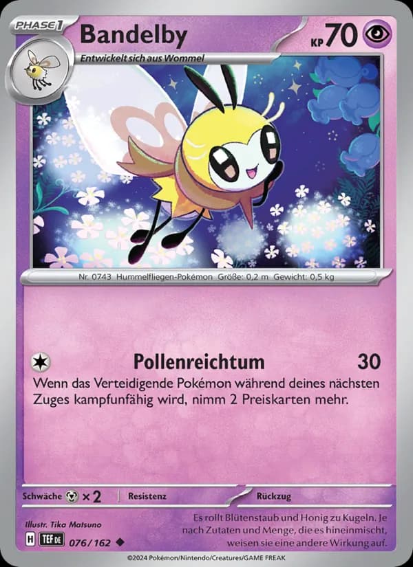 Bandelby card in German