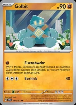 Golbit card in German