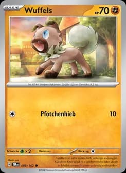 Wuffels card in German
