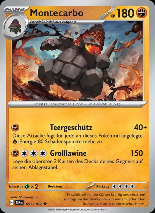 Montecarbo card in German