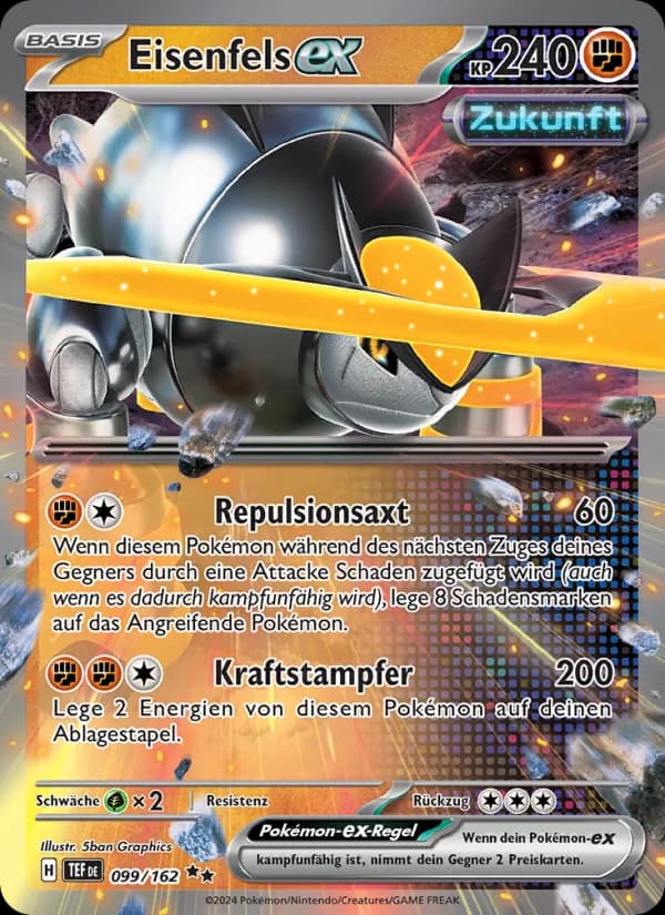 Eisenfels-ex card in German
