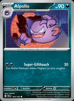 Alpollo card in German