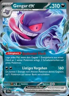 Gengar-ex card in German