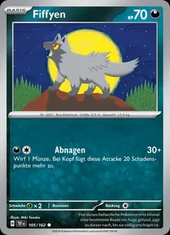 Fiffyen card in German