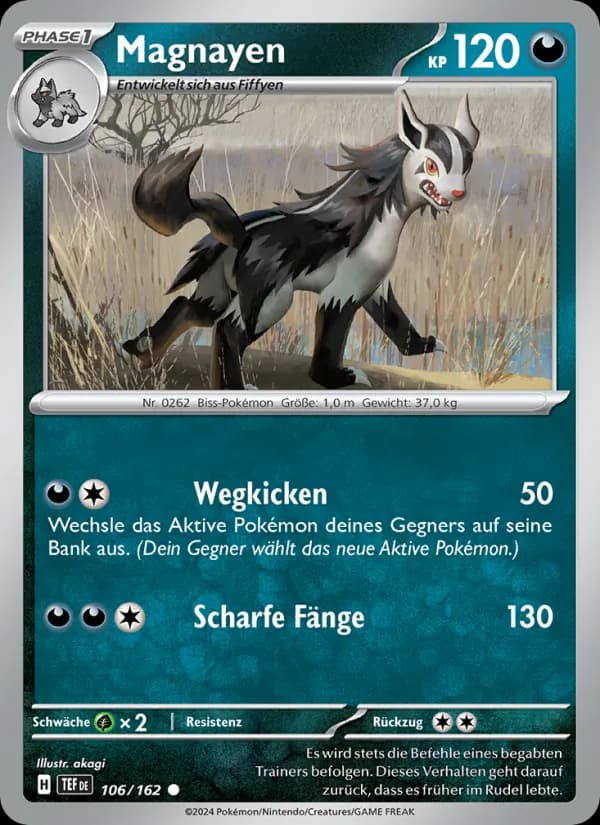Magnayen card in German