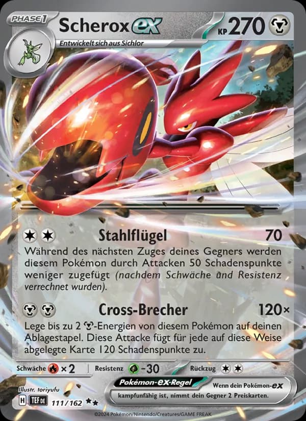 Scherox-ex card in German