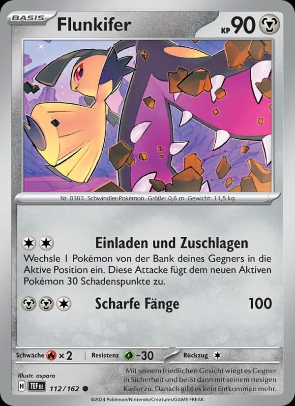 Flunkifer card in German