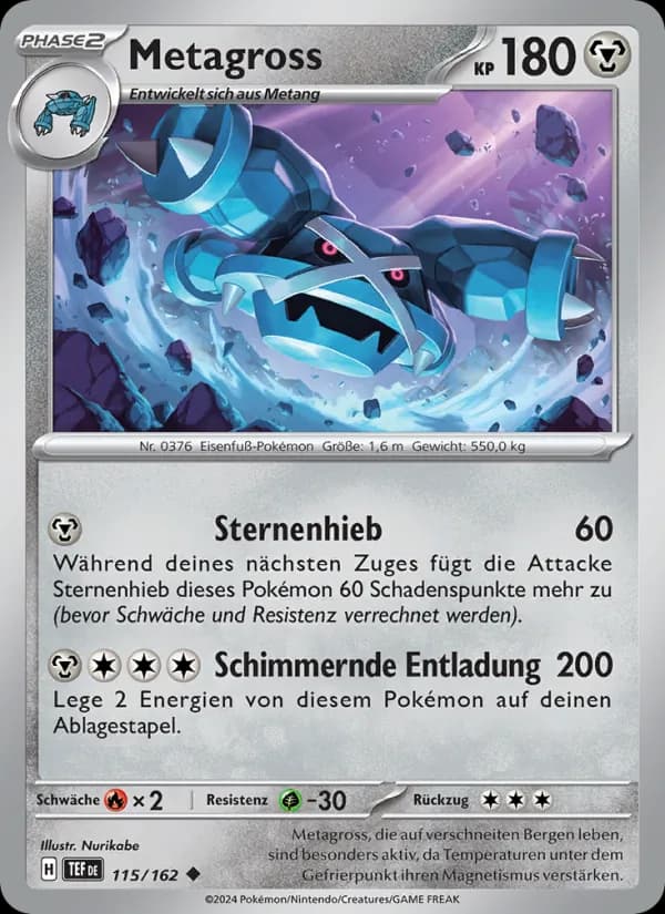 Metagross card in German