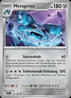 Metagross card in German