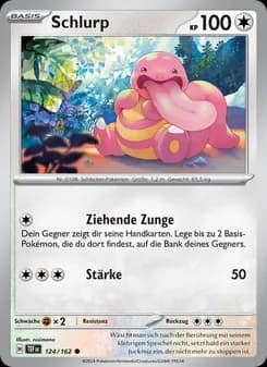 Schlurp card in German