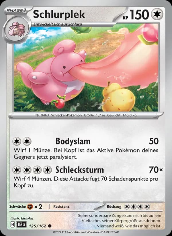 Schlurplek card in German