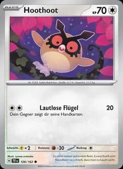 Hoothoot card in German