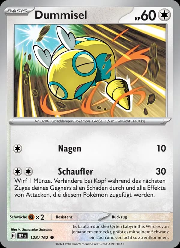 Dummisel card in German