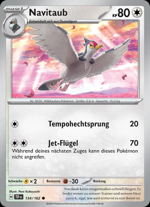 Navitaub card in German