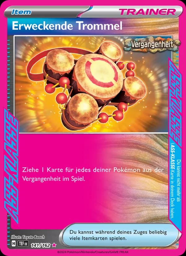 Erweckende Trommel card in German