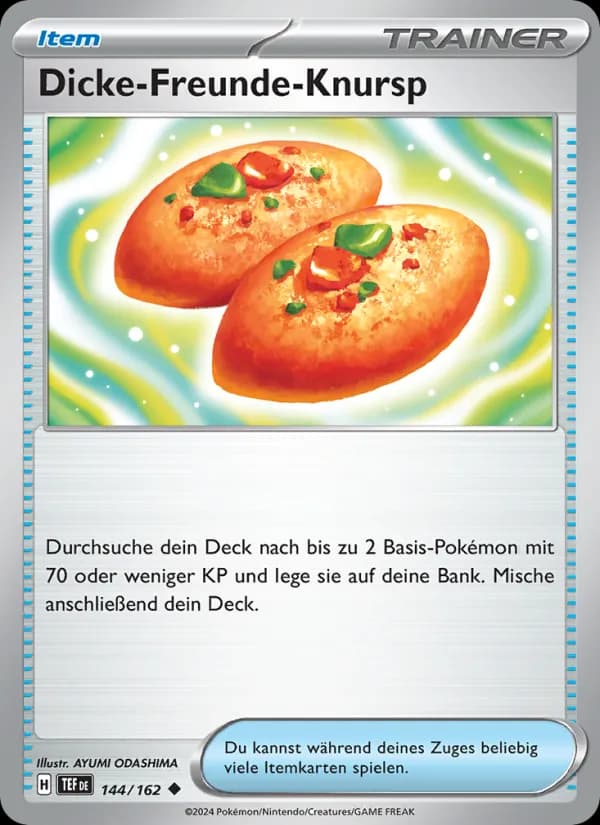Dicke-Freunde-Knursp card in German