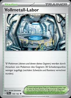 Vollmetall-Labor card in German