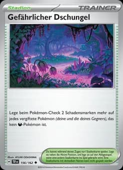 Gefährlicher Dschungel card in German