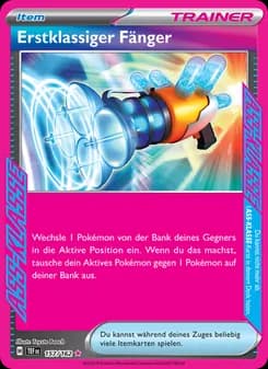 Erstklassiger Fänger card in German