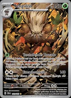 Tengulist card in German