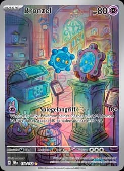 Bronzel card in German