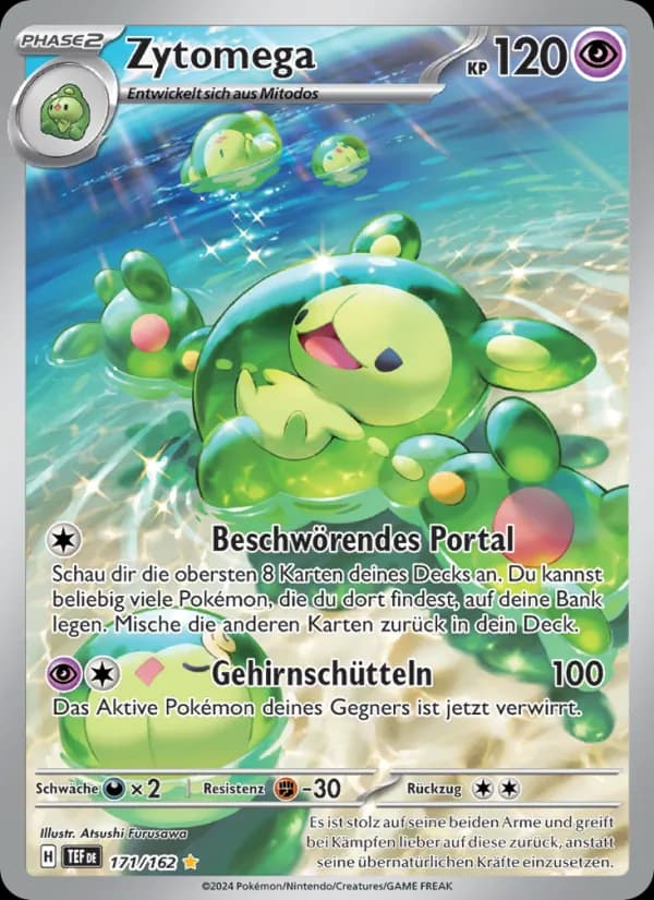 Zytomega card in German