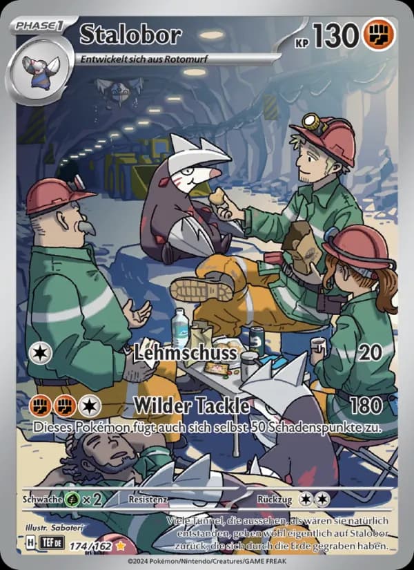 Stalobor card in German