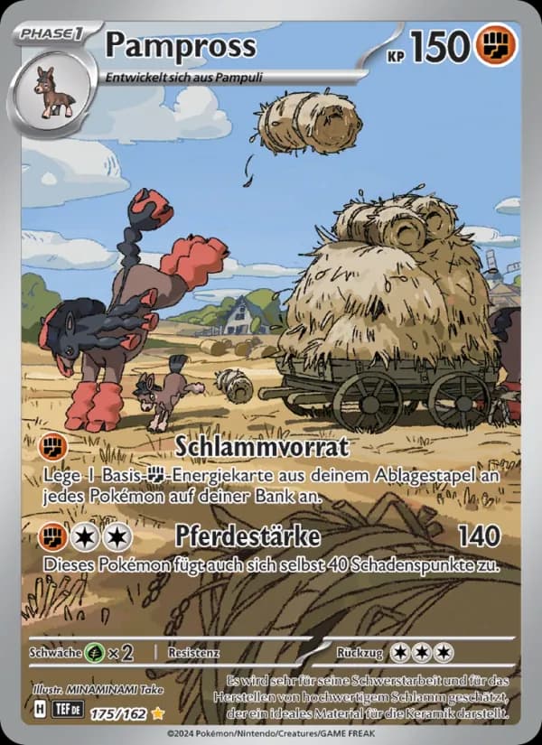 Pampross card in German