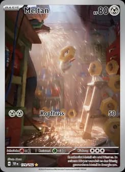Meltan card in German