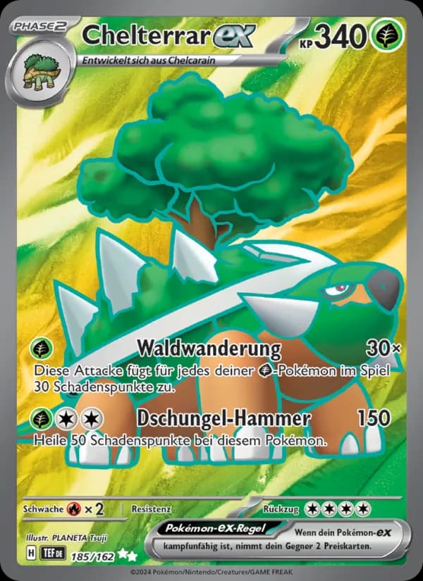 Chelterrar-ex card in German