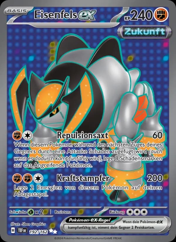 Eisenfels-ex card in German